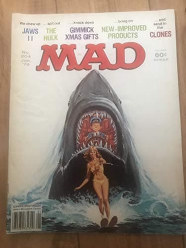 Mad Magazine - Jan. 1979 No. 204 ~ Jaws II Paperback – January 1, 1979
