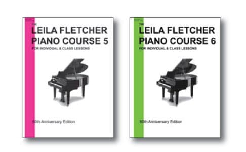 Leila Fletcher Piano Course Book 5 Revised Edition and Book 6 New Expanded Edition