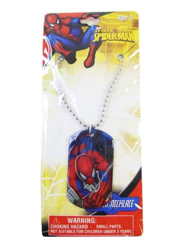 Spiderman Dog Tag Necklace - Spiderman Dog Tags