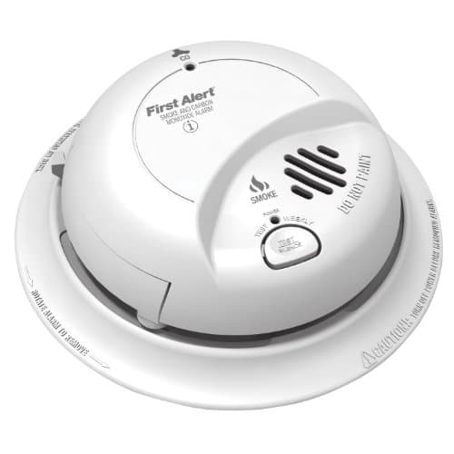 First Alert SC9120B Hardwire Combination Smoke/Carbon Monoxide Alarm with Battery Backup (6 Pack)