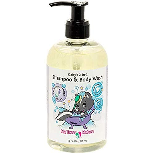 Natural Baby Shampoo Body Wash - Daisy's 2-in-1 Shampoo/Body Wash for Sensitive Skin - Lavender, 12 oz