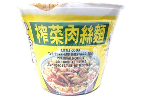 Premium Noodle Cup (Tvp Pork and Mustard Stew) - 6.0oz (Pack of 1)