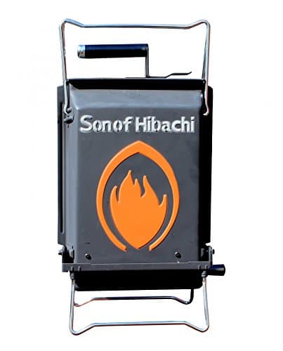 Original Son of Hibachi® charcoal grill newest model 2017 from Triway®, the ideal portable grill for the road, cleans itself and extinguishes the fire itself, folding grill in reinforced version 2017