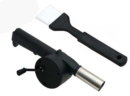 Fabrilla Barbeque Charcoal Grill Compact BBQ Steel Barbecue with 8 Skewers