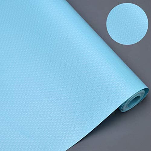 Bloss Shelf Liner Cabinet Pad Shelf Liners Refrigerator Mat No Odor for Kitchen Home-Multiple Colour 17.7×59 Inch/17.7x177Inch (Blue, 17.7 ×59 Inch)