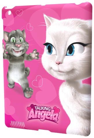 HardJAC Graffito S Hard Case/Shell for iPad/iPad 2, Talking Friends/Angela (KN-5854)