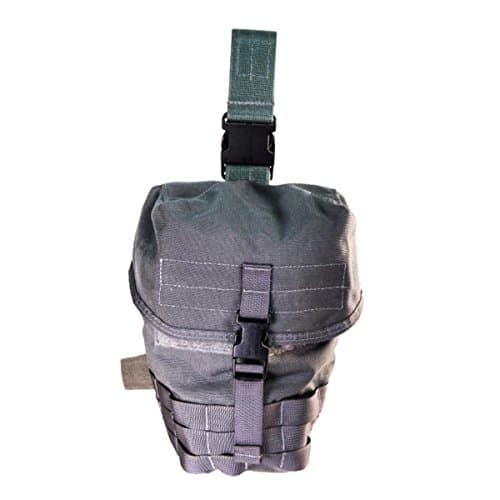 High Speed Gear MOLLE Gas Mask Pouch V2, Dump Pouch, Drop Leg/Shoulder Strap