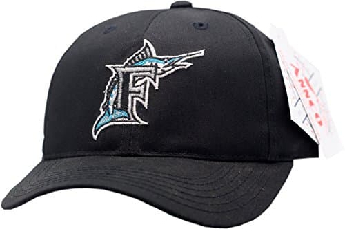 Marlins Youth Snapback Hat Mini Blockhead 11771 Black