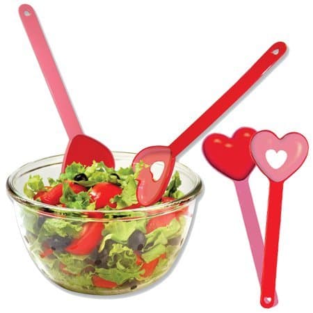 Heart Shape Kitchen Utensils Salad Servers