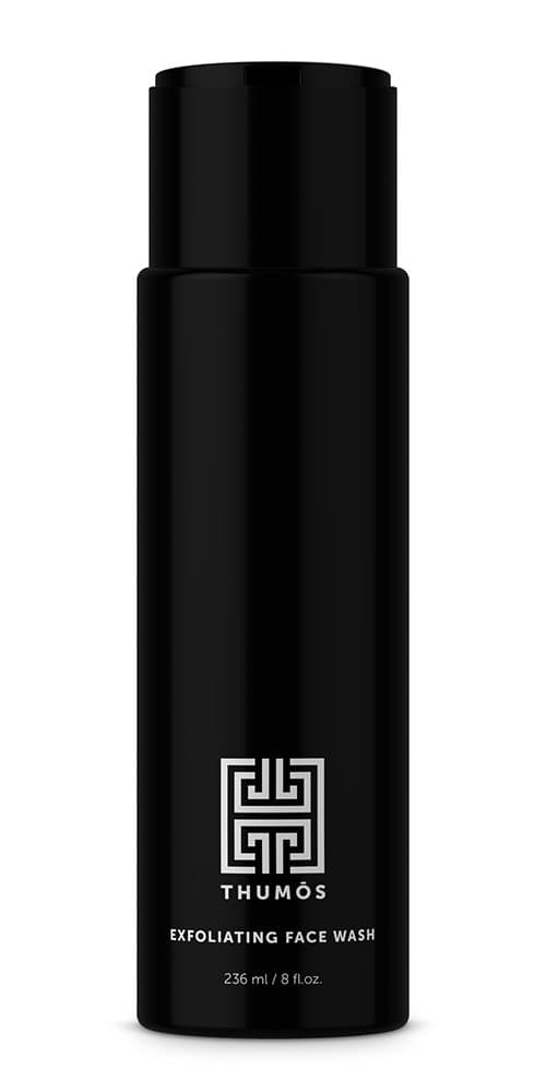 Thumos Exfoliating Face Scrub for Men, Gentle Scrubbing Exfoliation Mens Face Wash Skincare for Ingrown Hairs, Acne, Blackheads, Dry Skin