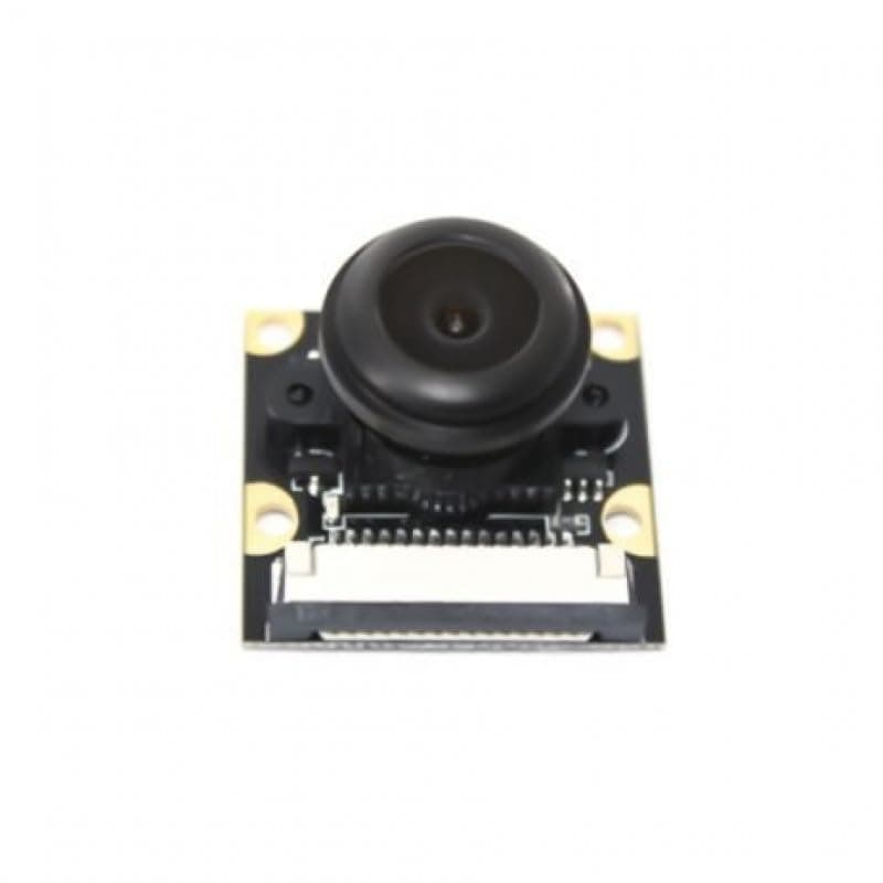 REES52 5MP OV5647 Wide Angle Fish-Eye Lens Night Vision Camera for Compatible with Raspberry Pi 3 B+ 4b/5B and Pi zero/2w