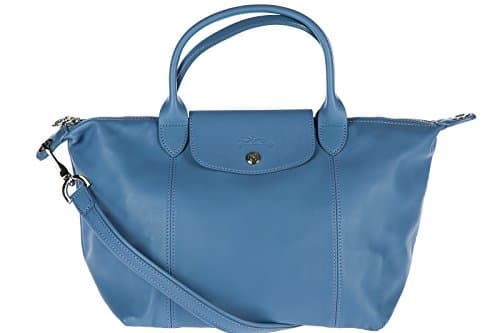 LongChamp Women's Le Pliage Cuir Leather Top Handle Leather Tote Handbag