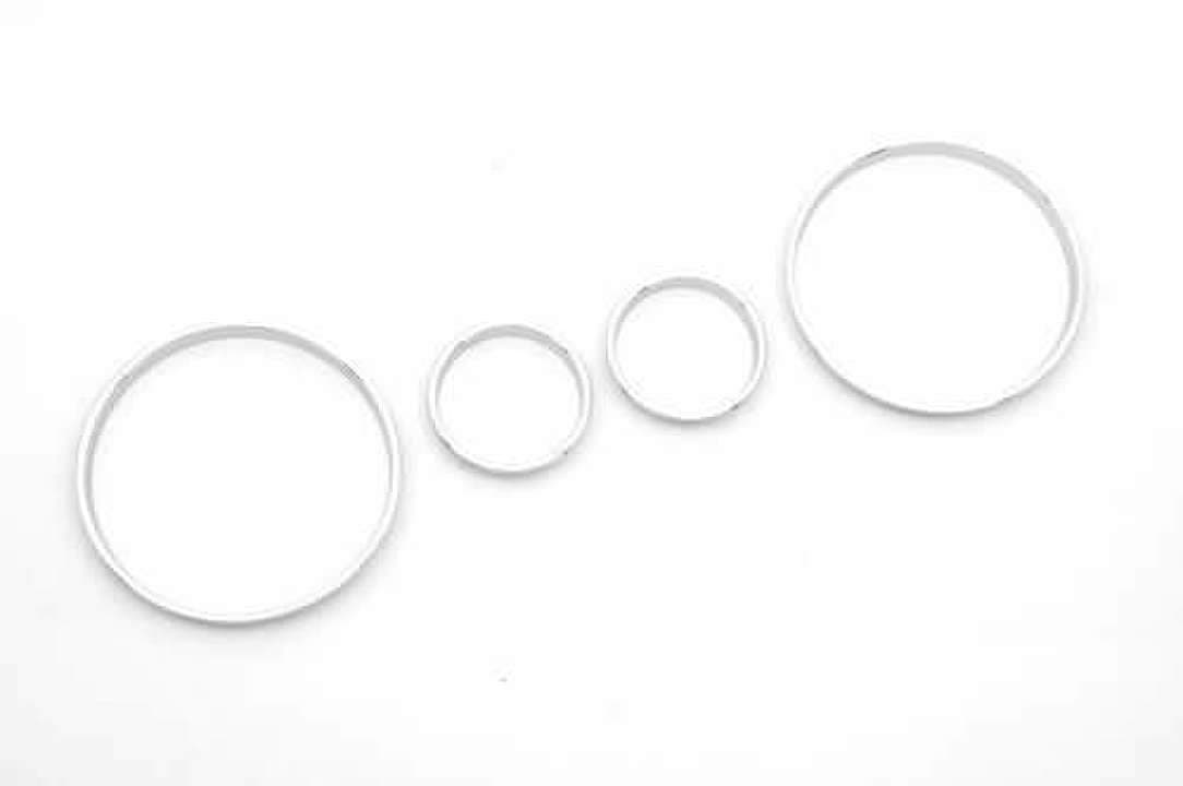 Chrome Speedometer Gauge Dial Rings Bezel Trim for BMW E39 M5 M 5 Series E38 E53 X5