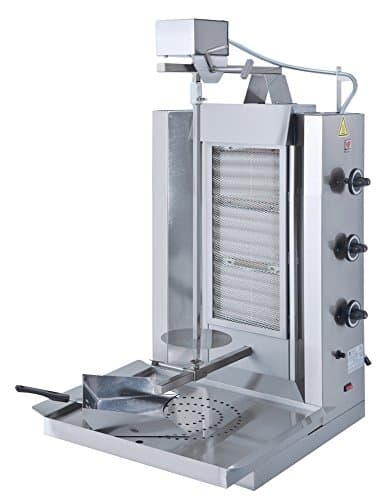 NORTH PRO Greek Gyros/Doner/Kebab Machine (Propane-Butane) (Meat capacity: 35-45kg - model: DC203-EU)