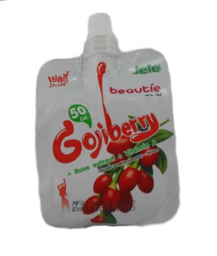 Jele Beautie (Goji Berry + Rose Extract+ Vitamin A) Nt. Wt. 150 G. (5.29 Oz) Product From Thailand