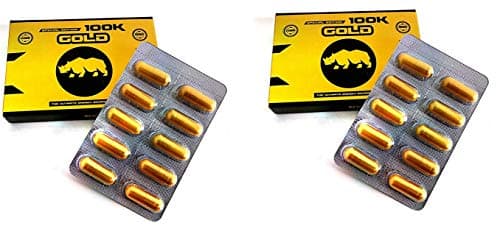 100K Gold Special Edition Fast Acting Male Amplifier for Strength, Performance, Energy, and Endurance (20 Capsules)