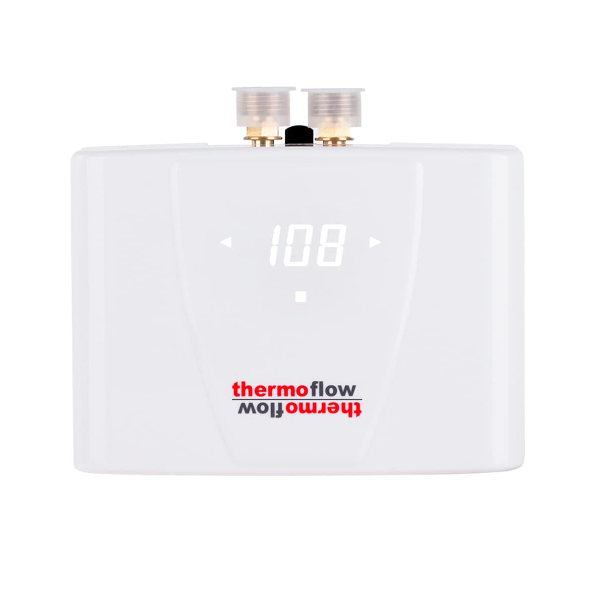 Thermoflow 240V Electric Mini Tankless Water Heater Point of Use On Demand Instant Hot Water Heater for Sinks Wall Mounted, CSA Certified 5.5kW Hard Wired