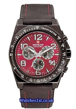 Hanowa 6 – 4121.13.004 "Air Commander 6 – 4121.13.004 – Wristwatch Men's, Leather Strap Black