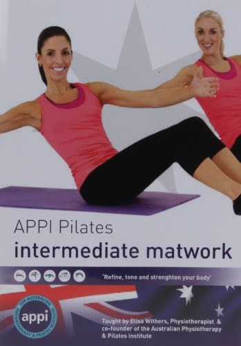 APPI Pilates Intermediate Matwork DVD. Created by Physiotherapists. Improve Strength, Flexibility, Mobility & Postural Alignment.