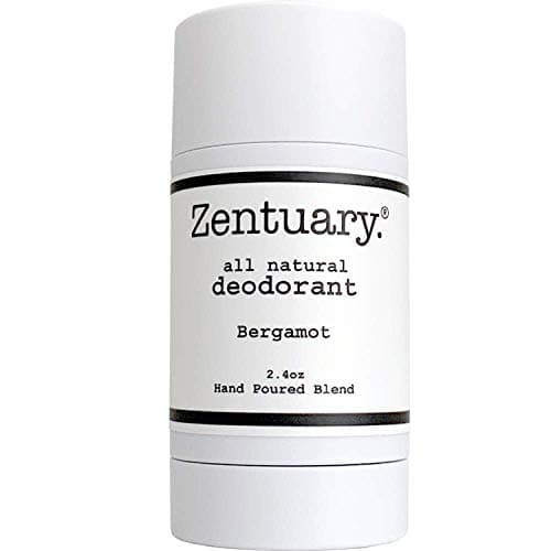 Zentuary Aluminum Free Natural Deodorant. Eliminates Nervous Stress Sweat Odor (Bergamot) for Women, Men & Teens
