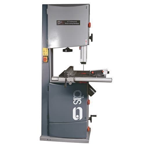 SIP 16" Wood Bandsaw, Cast Steel Table with Tilt 230V 2200w 254mm Cutting Height