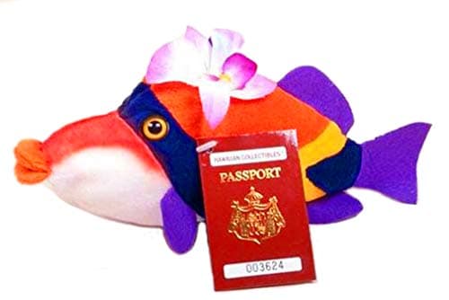 Hawaiian Humu Fish Plush Collectible Toy