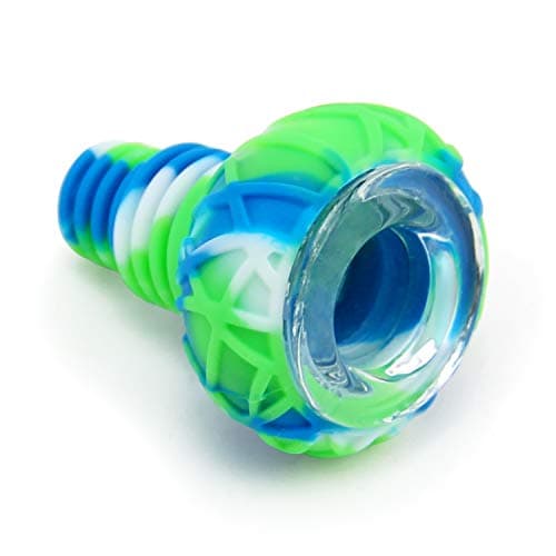 M13 Silicone Herb Bowl 14mm/18mm Dual Use Unbreakable Holder Nest Design Blue/Green/White