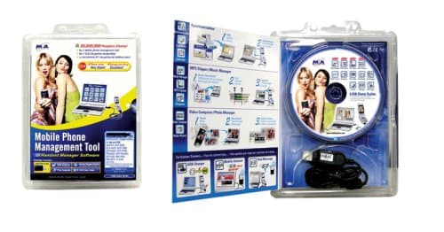Mobile Action MA-8920 Handset Manager- USB data suite for Sony Ericsson K750i, W800, W810i, W600i, and Z520a