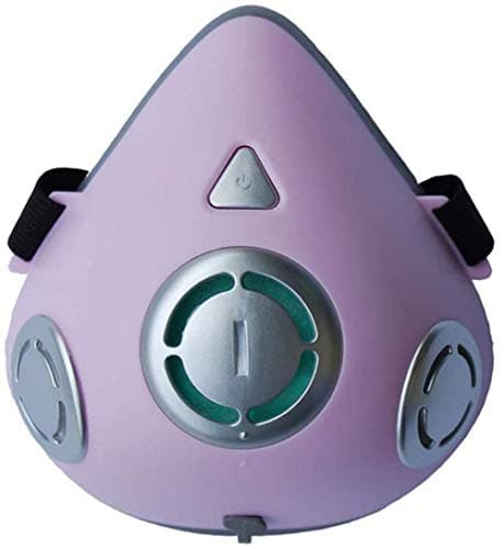 Honghao Smart Electronic Face Másk, Anti-Fog and Air Purification Respirator Automatic Fresh Air (Color : Pink)