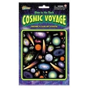 Glow in The Dark Cosmic Voyage Sticker Set
