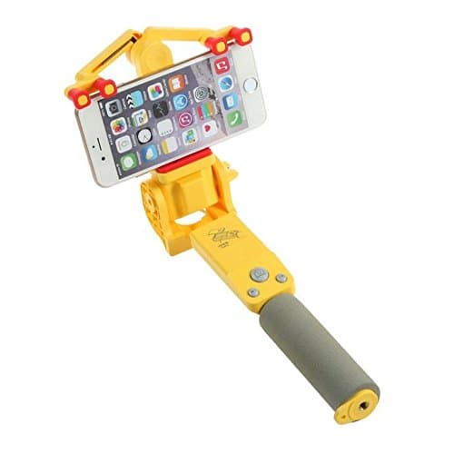 Mashu Mark Automation Rotation Selfie Stick - 360 Degree Angle Adjustable,Self-portrait Monopod Extendable Wireless Bluetooth,Adjustable Phone Holder for Iphone 6s 6 5 5s,Iphone 6 Plus,Android - Yellow