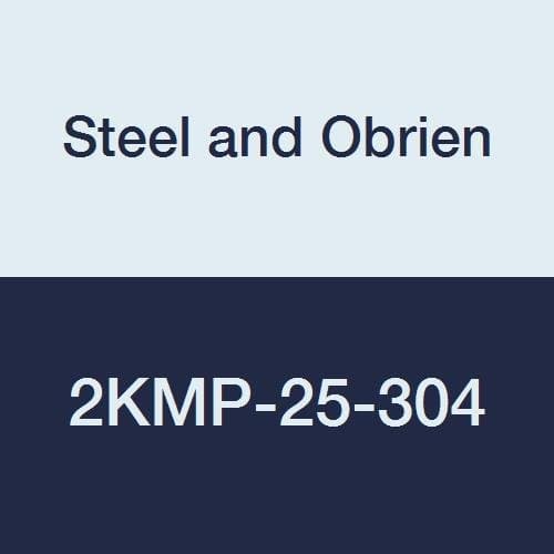 Steel and Obrien 2KMP-25-304 Stainless Steel Clamp 45 degree Elbow, 2-1/2"