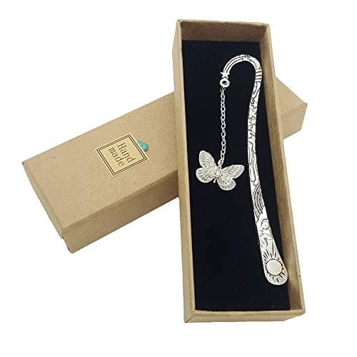CLSstar Fine Metal Bookmark Creative Books Mark with Beautiful Pendants - Exquisite Glass Ball