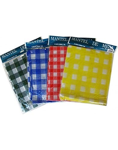 110 x 200cm Gingham Check Table Cover Wedding BBQ Garden Summer Party Tablecloth
