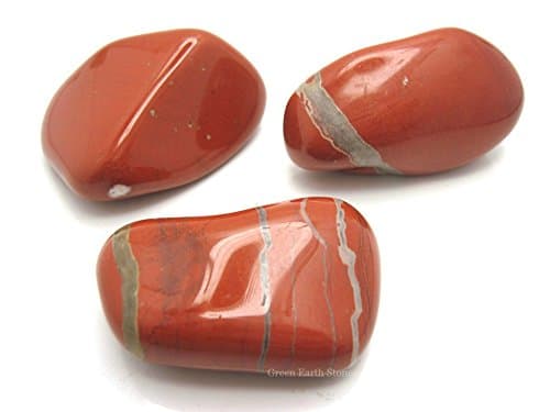 Red Jasper Tumbled Stones XXL Set of Three