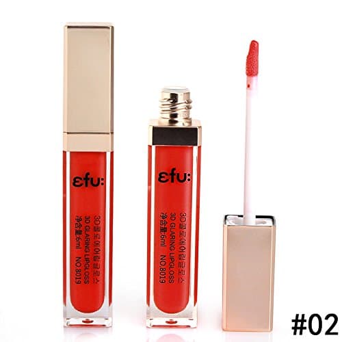 New Makeup EFU 3D Glaring Lip Gloss Colors Lipgloss 6ml # No.2