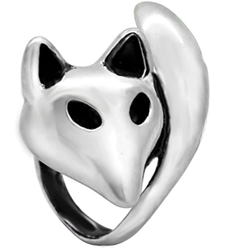 Fox Charm Bead - .925 Sterling Silver - Fits Pandora Chamilia Biagi Troll Charms Europen Style Bracelet