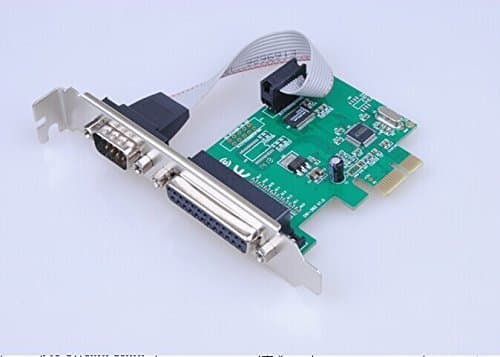 RS-232 RS232 Serial COM & Printer Parallel LPT Port to PCI Express PCI-E Adapter Card