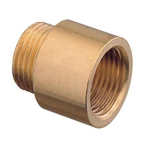 1" Bsp Pipe Thread Extension Female x Male Cast Iron Brass - 30mm Long