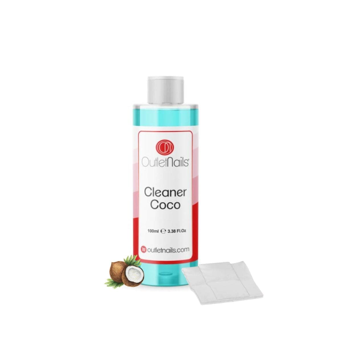 Cleaner for Gel 100 ml Aroma Coconut – Eliminate the Pegajosa Layer of gels uv and LED/Enamels Permanent/Shellac/Enamelled Permanent/Cleanser for Gel Nails