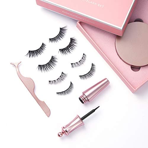 Magnetic Eyeliner with Magnetic Eyelashes Kit False Lashes | 4 Pairs