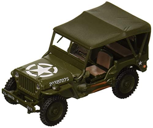Cararama 1: 43 1/4 Ton Military Vehicle Soft Top (Green) Diecast Vehicles