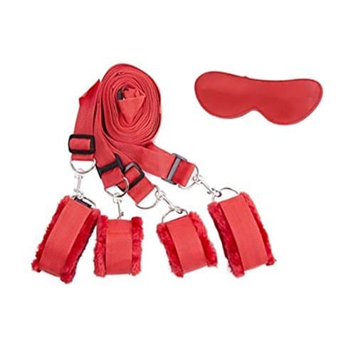 Adjustable Wrist and Ankle Cuff - fit Mattress- arm Leg Strap on - use Under The Bed (B)