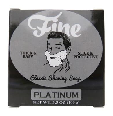 Fine Accoutrements Platinum Classic Shaving Soap, 100 g