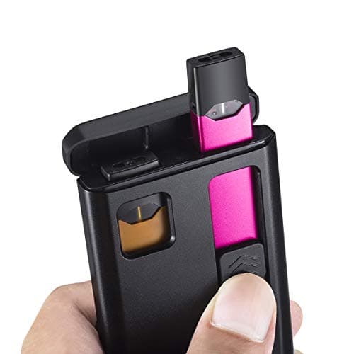 Charging Case Holder Portable Battery Pack Charging Device - Includes Charging Cable - Device and Pods Not Included (Black002)