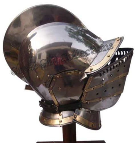 Burgonet European helmet medieval armor ancient roman