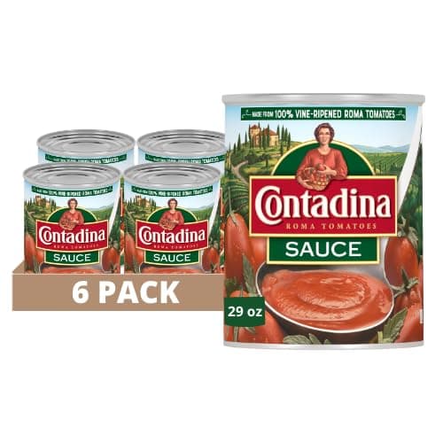 ContadinaTomato Sauce, 29 oz (Pack of 6 Cans)