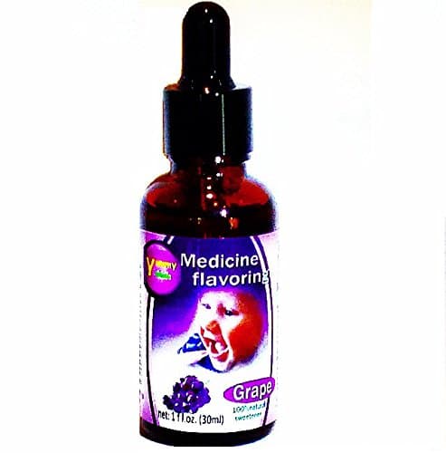 Grape Flavoring Flavor Medication Drops for Baby Child Kids Bad Tasting Medicines Grape Flavor Pharmacy Vial