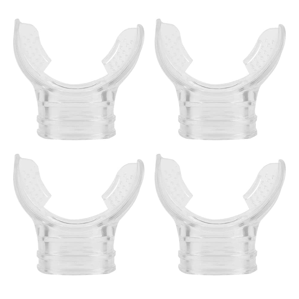 4 Pcs Diving Bite Mouthpiece Snokel Mouthpiece Transparent Snorkel Mouthpiece for Dive Shops Professional Diving Diving Swimming Training