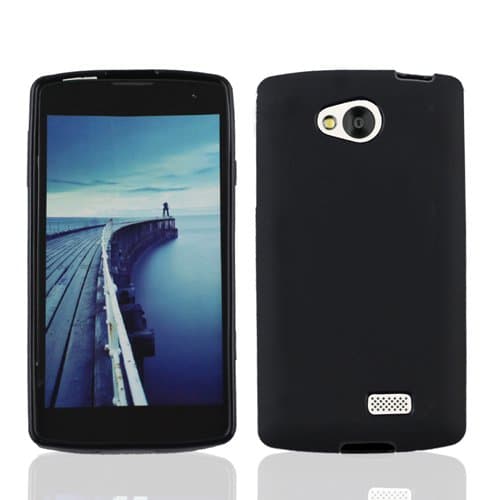 Allmet ? LG Tribute Optimas F60 New design caseNEW slim Crystal Clear Multi Color TPU Rubber Soft Case Cover Screen Hybrid Transparent Crystal Clear Multi Color TPU Soft Case for LG Tribute Optimas F60 (Work for Virgin Mobile,Boost Mobile,MetroPcs) (Black)